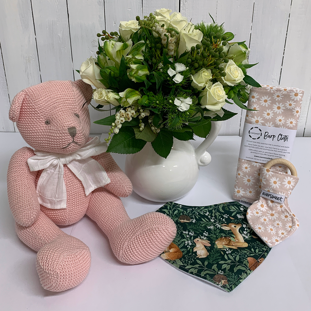 Baby Shower & Newborn Gift Baskets Flowers for Mum & Baby Moffatt's Flower Company