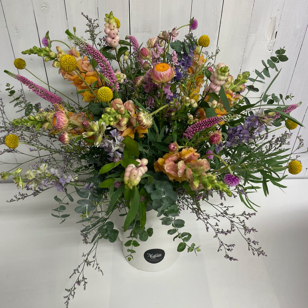 seasonal flowers wild and whimsical  designer florist chch