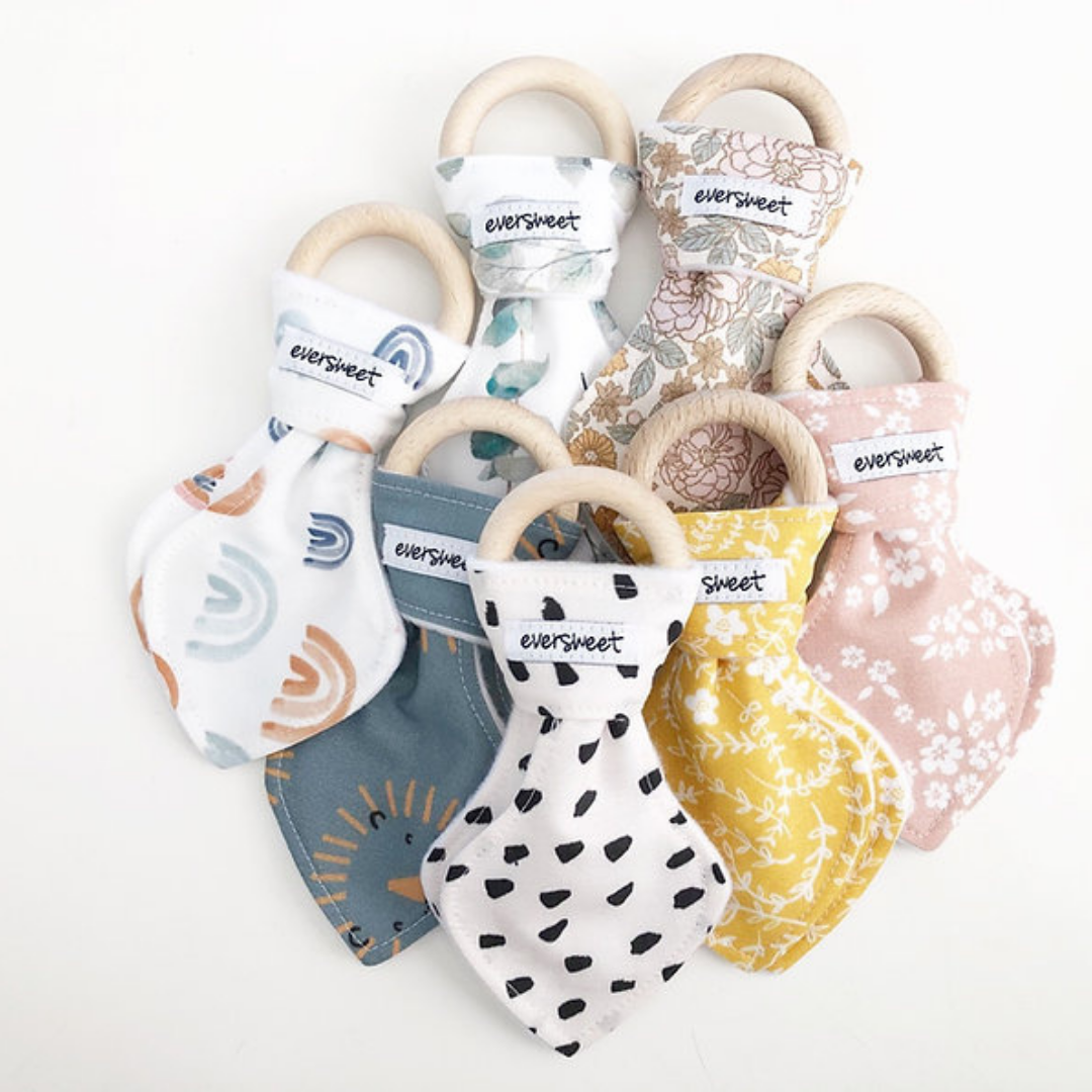 Send Newborn Baby Gifts Online Wooden Teething Ring NZ
