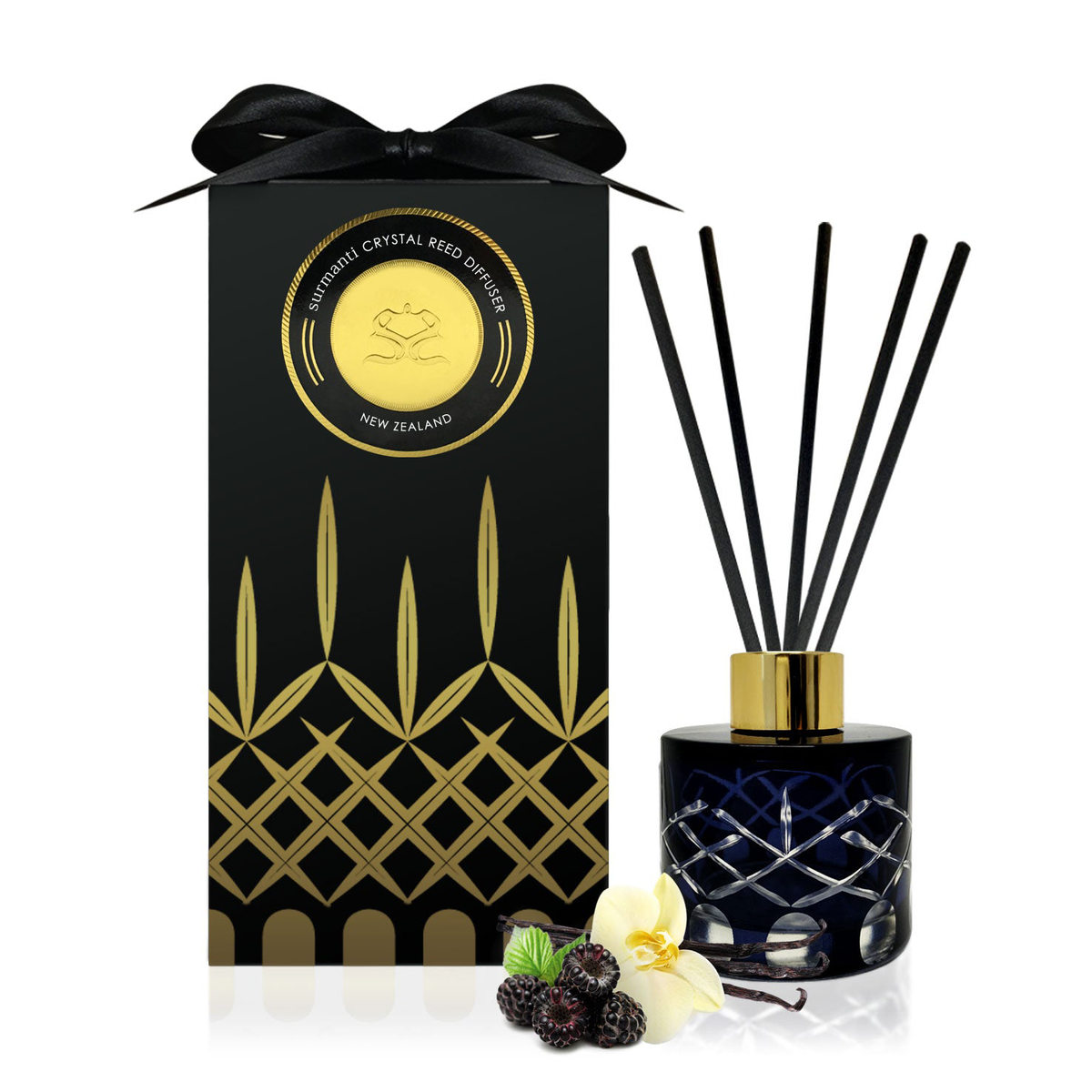 Raspberry Ripple Reed Diffuser Crystal Reed Diffuser Black Raspberry & Vanilla | Nationwide Delivery ...