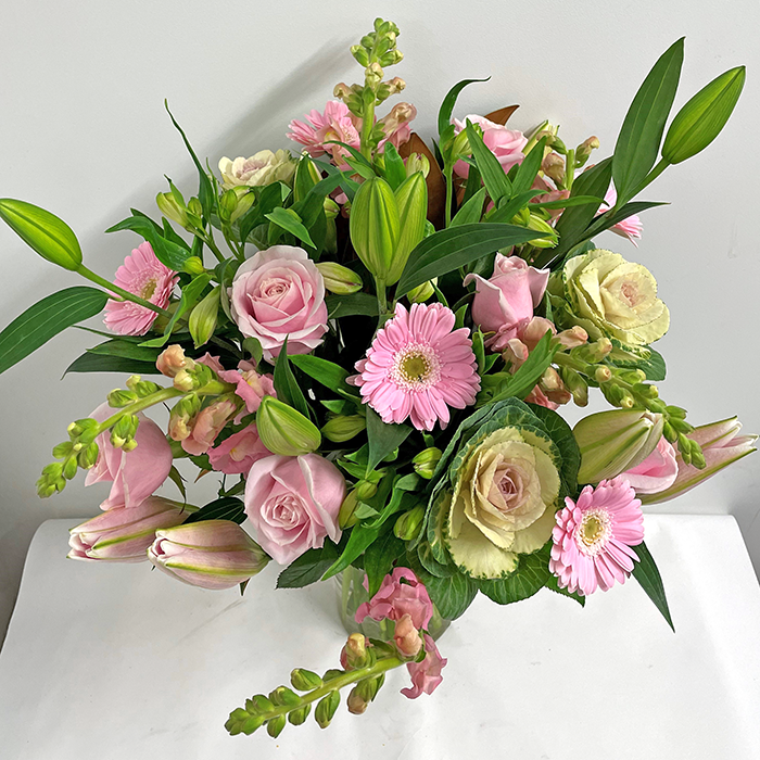 Pink Flower Bouquet Nationwide Delivery Moffatts Flower Company